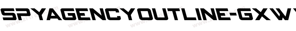 SpyAgencyOutline-gxwWR字体转换