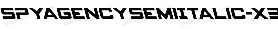 SpyAgencySemiItalic-x3Rr5字体转换