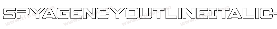 SpyAgencyOutlineItalic-owvD0字体转换 SpyAgencyOutlineItalic-owvD0字体转换