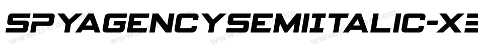 SpyAgencySemiItalic-x3Rr5字体转换