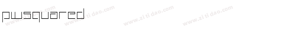 PWSquared字体转换