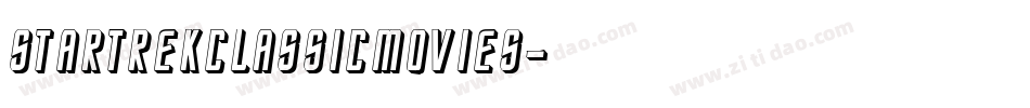 StarTrekClassicMovies字体转换