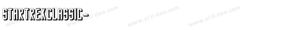 StarTrekClassic字体转换