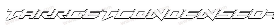 TarrgetCondensed-EME4字体转换