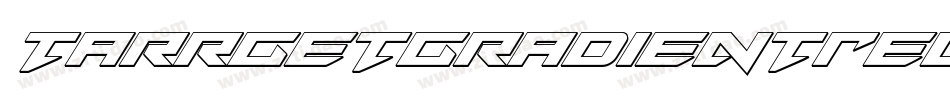 TarrgetGradientRegular-jzmj字体转换