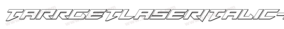 TarrgetLaserItalic-pzxR字体转换