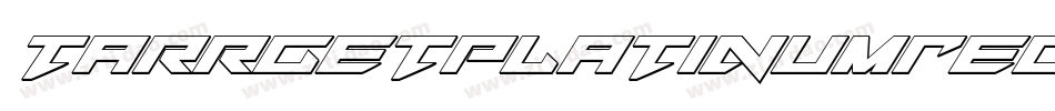 TarrgetPlatinumRegular-eznx字体转换