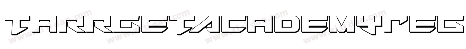 TarrgetAcademyRegular-ABEx字体转换