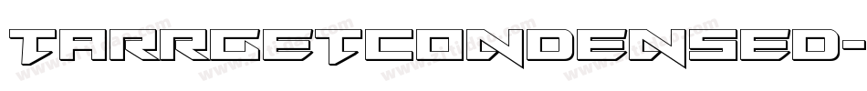 TarrgetCondensed-EME4字体转换