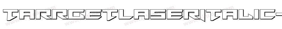 TarrgetLaserItalic-pzxR字体转换