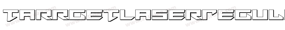TarrgetLaserRegular-4OE9字体转换