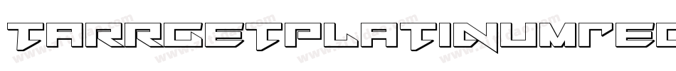 TarrgetPlatinumRegular-eznx字体转换