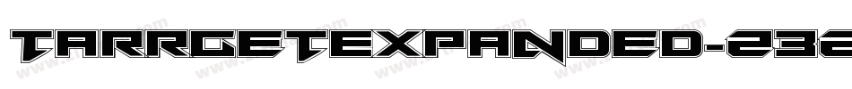 TarrgetExpanded-Z3ZJ字体转换