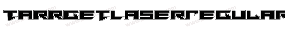 TarrgetLaserRegular-4OE9字体转换