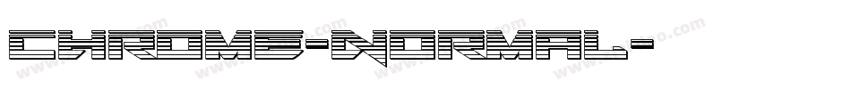 Chrome-Normal字体转换