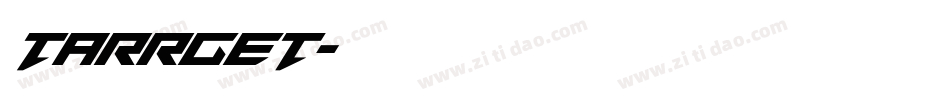 Tarrget字体转换