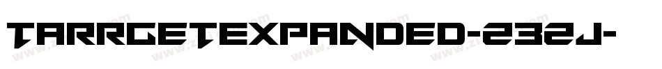 TarrgetExpanded-Z3ZJ字体转换