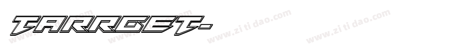 Tarrget字体转换