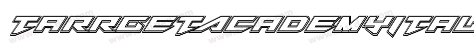 TarrgetAcademyItalic-qzmx字体转换