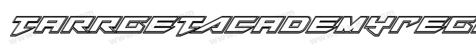TarrgetAcademyRegular-ABEx字体转换