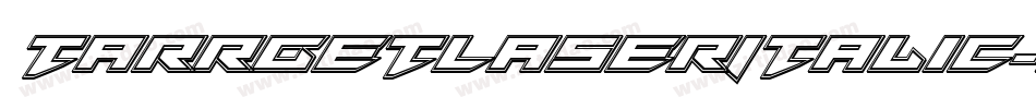TarrgetLaserItalic-pzxR字体转换
