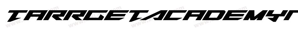 TarrgetAcademyRegular-ABEx字体转换
