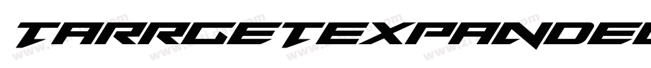 TarrgetExpandedItalic-3EjZ字体转换