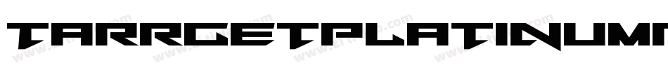 TarrgetPlatinumRegular-eznx字体转换