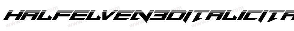 HalfElven3DItalicItalic-ezwl字体转换