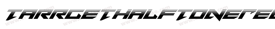 TarrgetHalfToneRegular-gzRY字体转换
