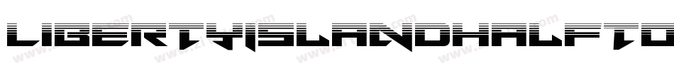 LibertyIslandHalfToneItalic-zBZX字体转换