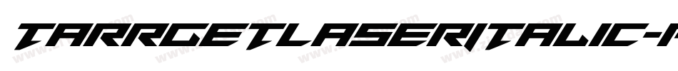 TarrgetLaserItalic-pzxR字体转换