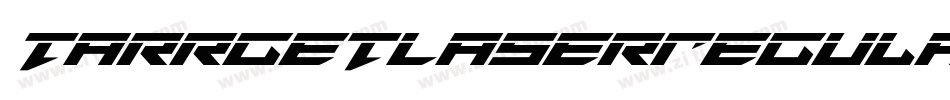 TarrgetLaserRegular-4OE9字体转换