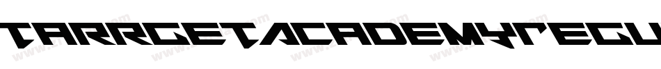 TarrgetAcademyRegular-ABEx字体转换