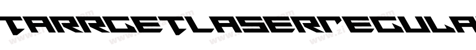 TarrgetLaserRegular-4OE9字体转换