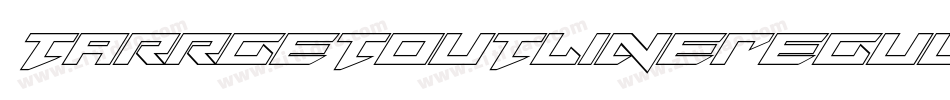 TarrgetOutlineRegular-5Zjx字体转换