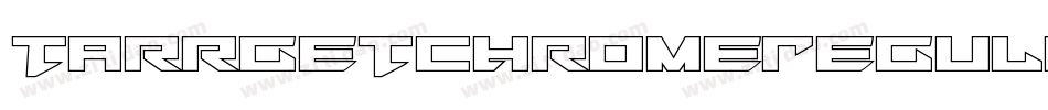 TarrgetChromeRegular-Va70字体转换