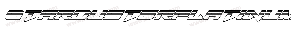 StardusterPlatinumItalic-VaKZ字体转换