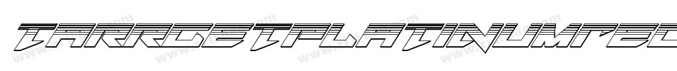 TarrgetPlatinumRegular-eznx字体转换