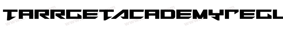 TarrgetAcademyRegular-ABEx字体转换