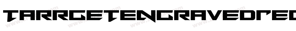 TarrgetEngravedRegular-J7EE字体转换