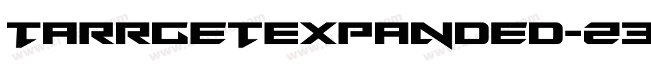 TarrgetExpanded-Z3ZJ字体转换