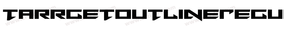 TarrgetOutlineRegular-5Zjx字体转换