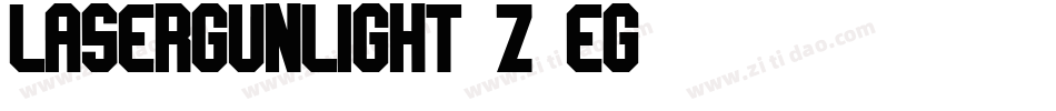 LaserGunLight-z2eG字体转换