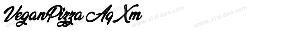 VeganPizza-AqXm字体转换