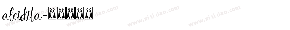 aleidita字体转换