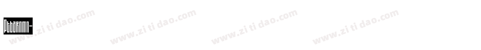 Ptbarnmn字体转换