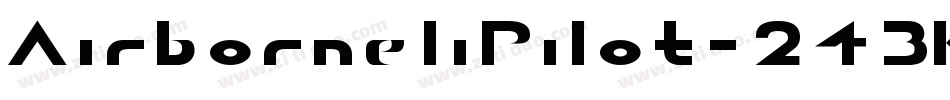 AirborneIiPilot-243K字体转换