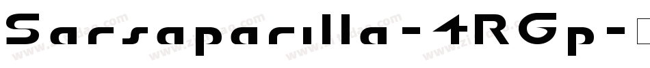 Sarsaparilla-4RGp字体转换
