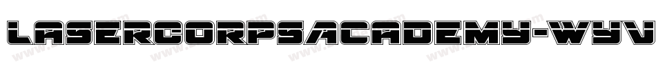 LaserCorpsAcademy-WyVwE字体转换